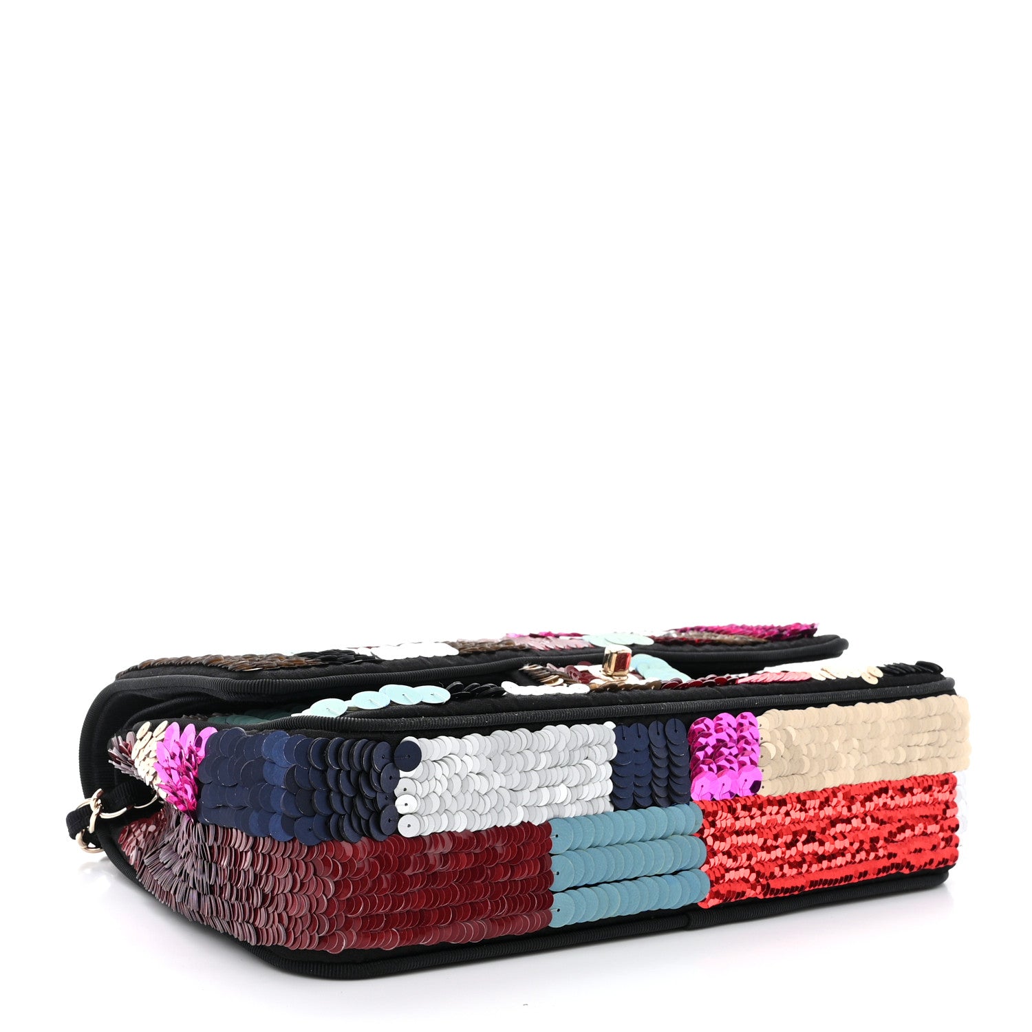 Chanel Sequin Medium Double Flap Multicolor 4 of 10