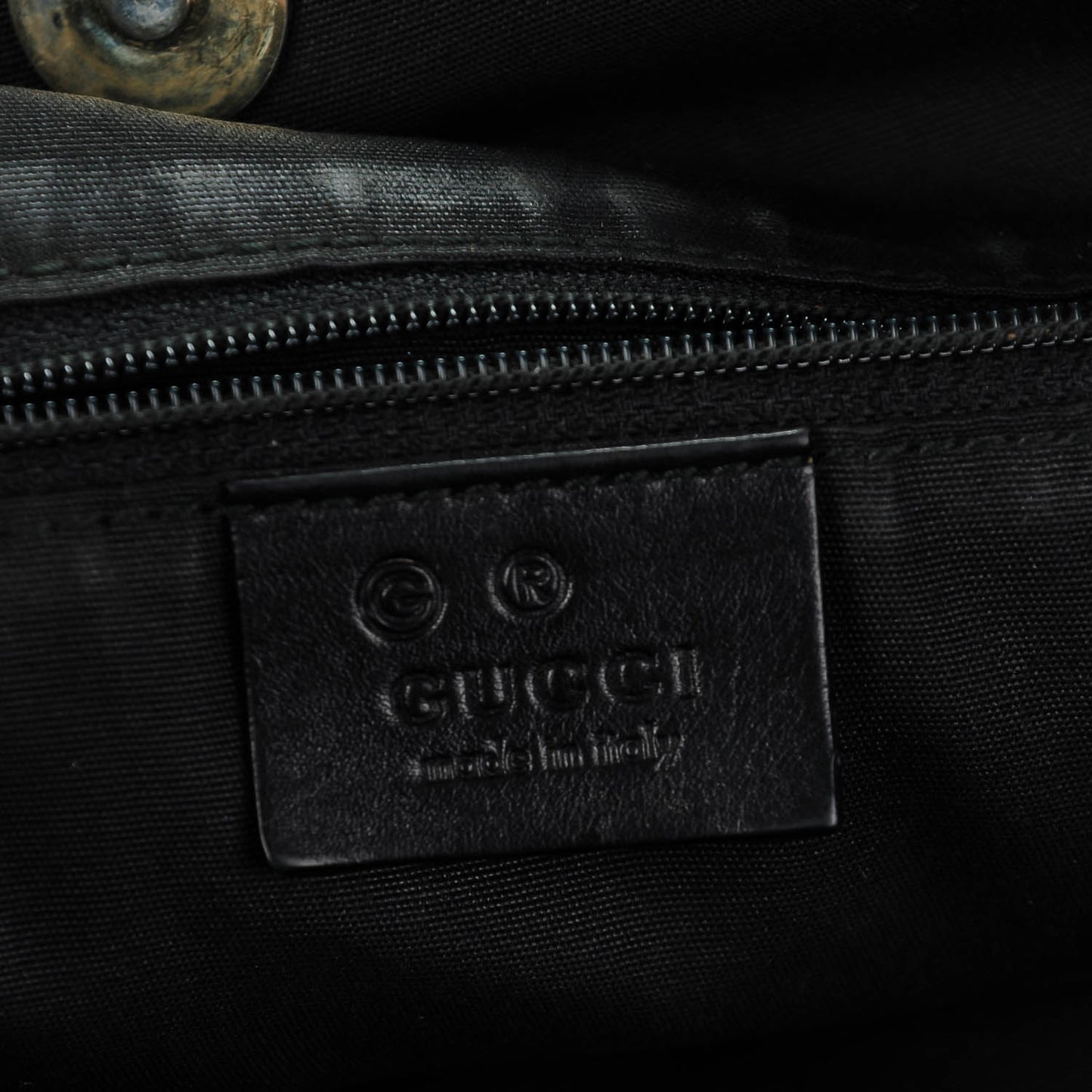 Calfskin Large Full Moon Tote Black