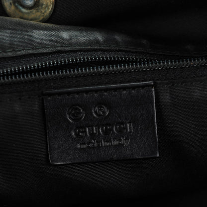 Gucci Calfskin Large Full Moon Tote Black 8 of 9