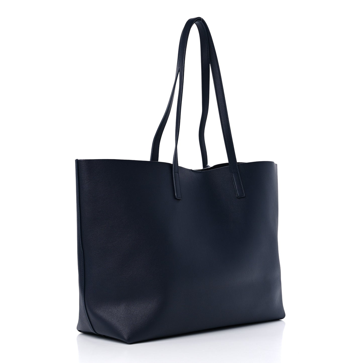 Calfskin Large Shopping Tote Deep Marine