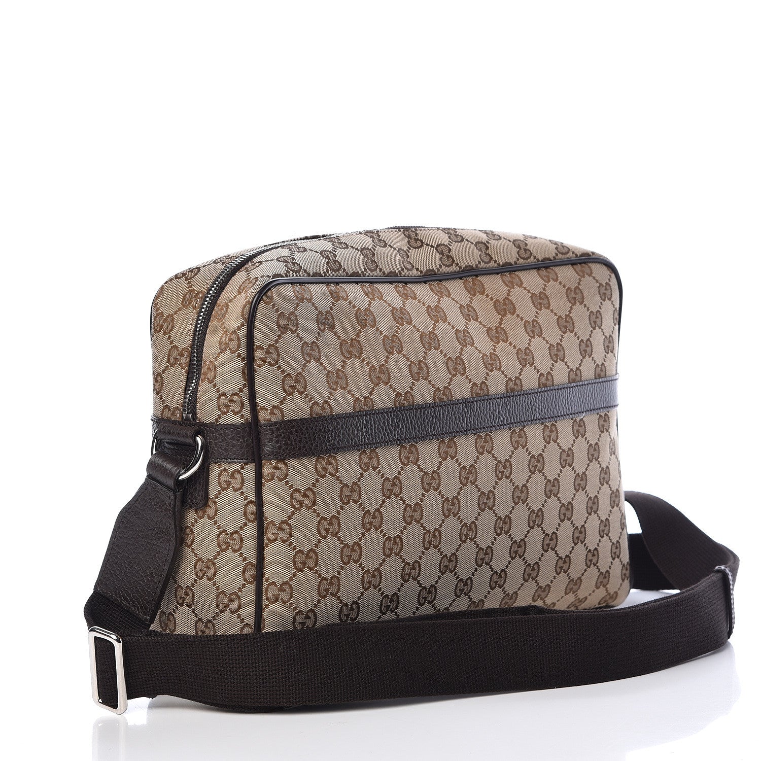 Gucci Monogram Messenger Bag Dark Brown 3 of 11
