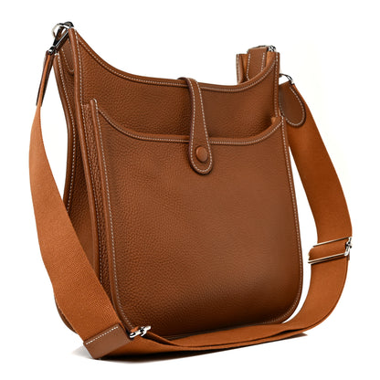 Hermes Taurillon Clemence Evelyne III PM Gold 3 of 12