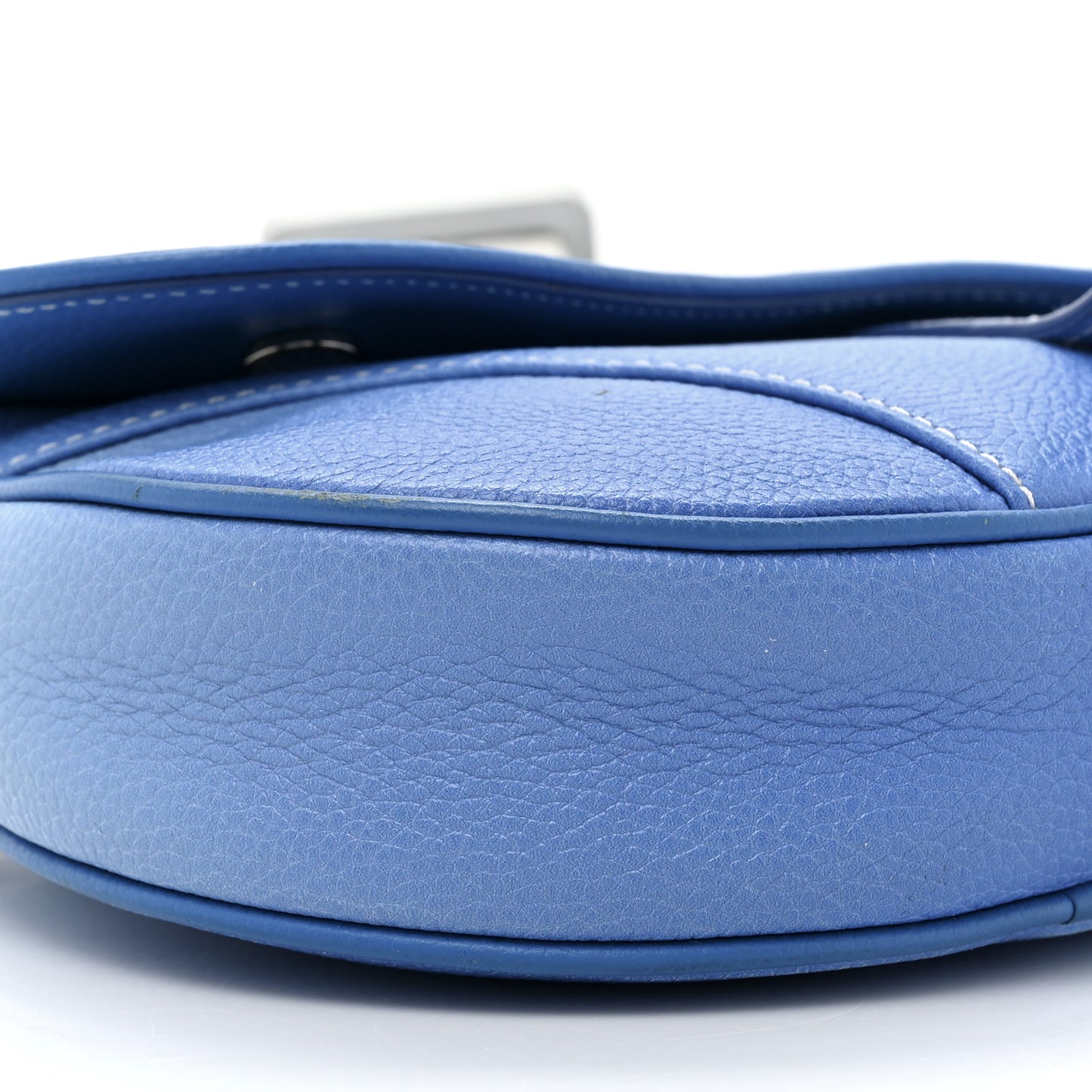 X DANIEL ARSHAM Grained Calfskin Gradient Saddle Bag Blue