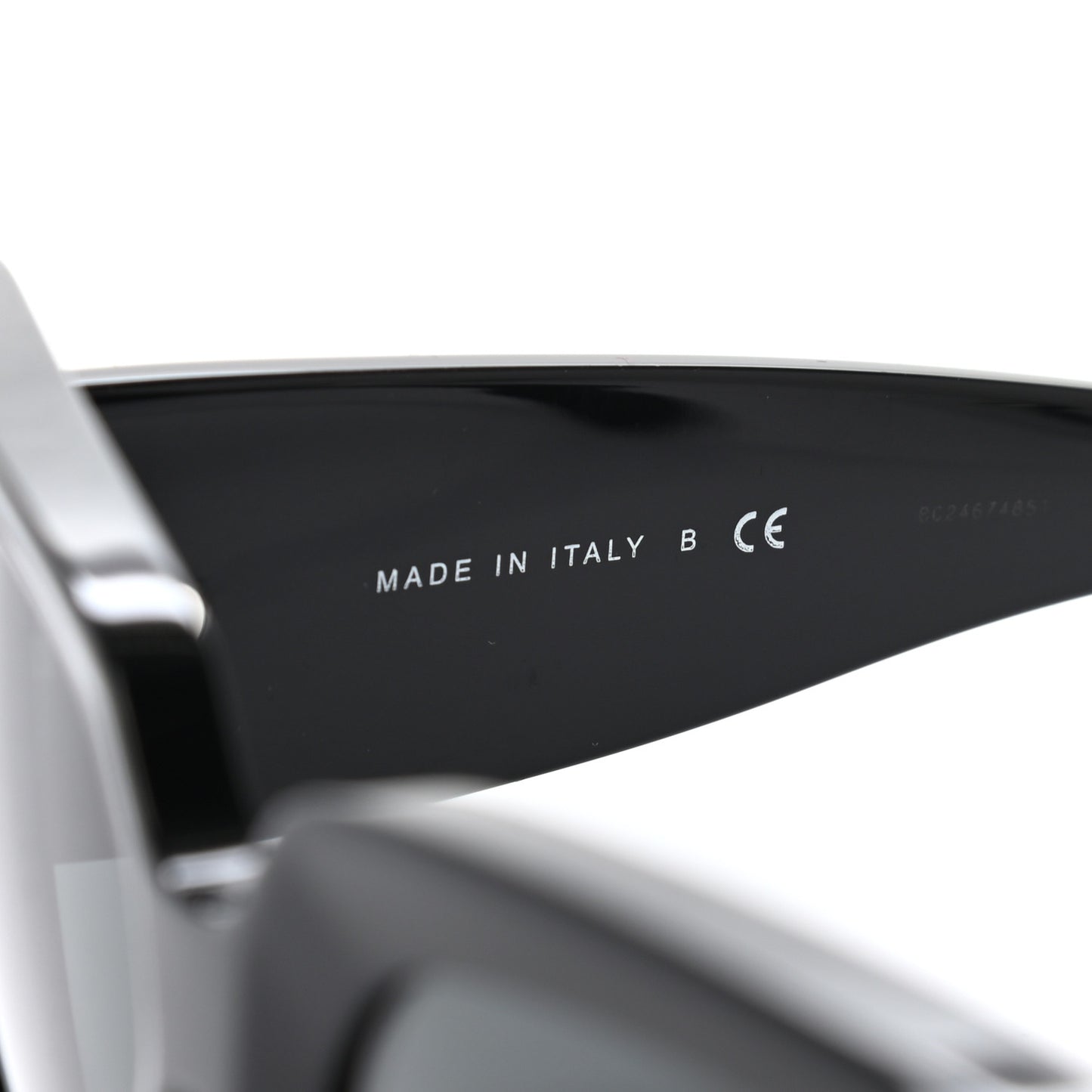 Acetate Rectangle Sunglasses 5435 Black