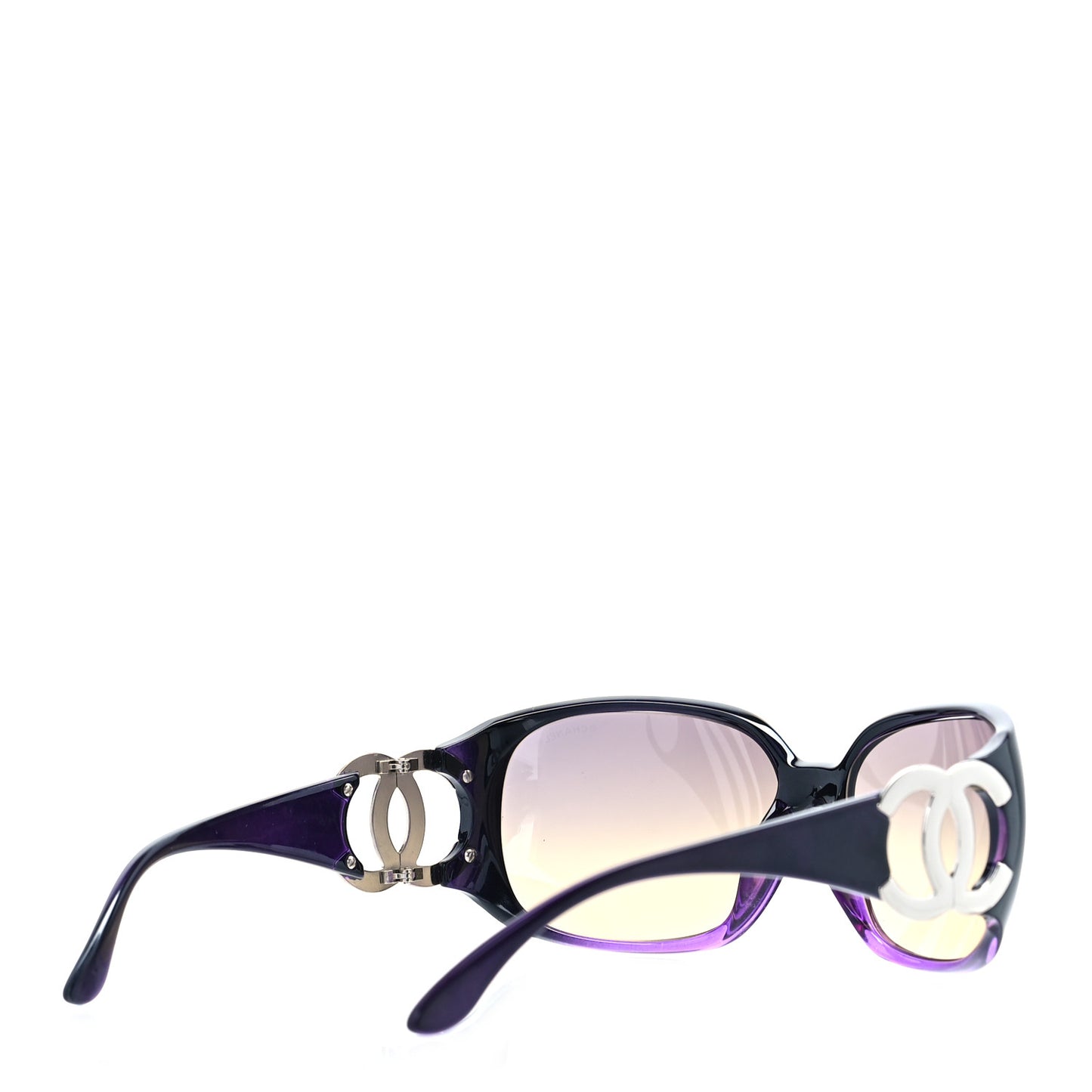 Acetate CC Sunglasses 6014 Black Purple
