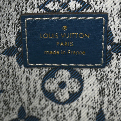 Louis Vuitton Monogram Jacquard Denim Onthego MM Bleu 6 of 6