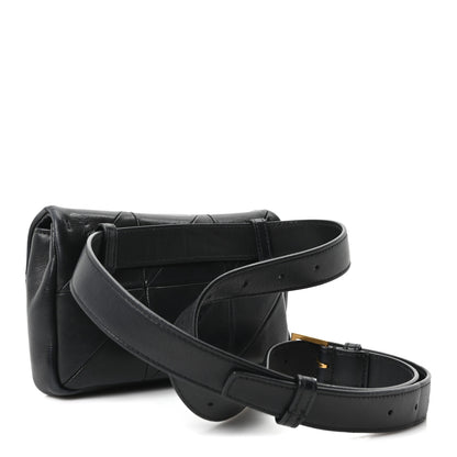 Saint Laurent Lambskin Monogram Jamie Belt Bag Black 2 of 9