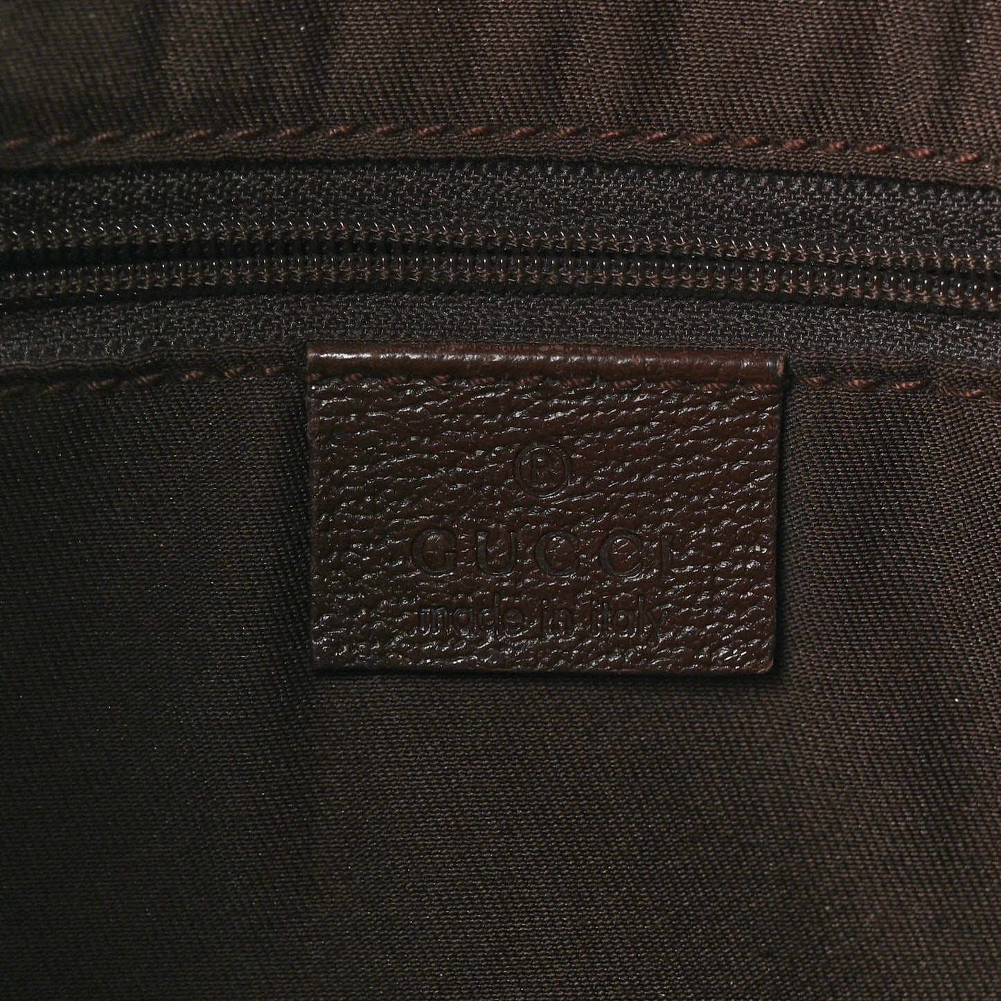 Monogram Large Abbey D Ring Hobo Dark Brown