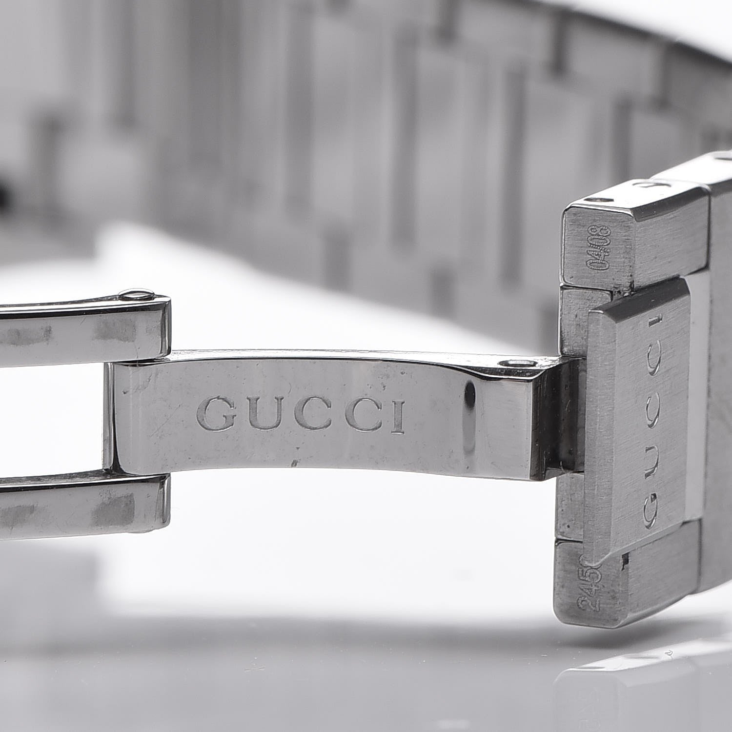 Gucci Stainless Steel Diamond Mother of Pearl 36mm Pantheon Quartz Watch 8 of 9
