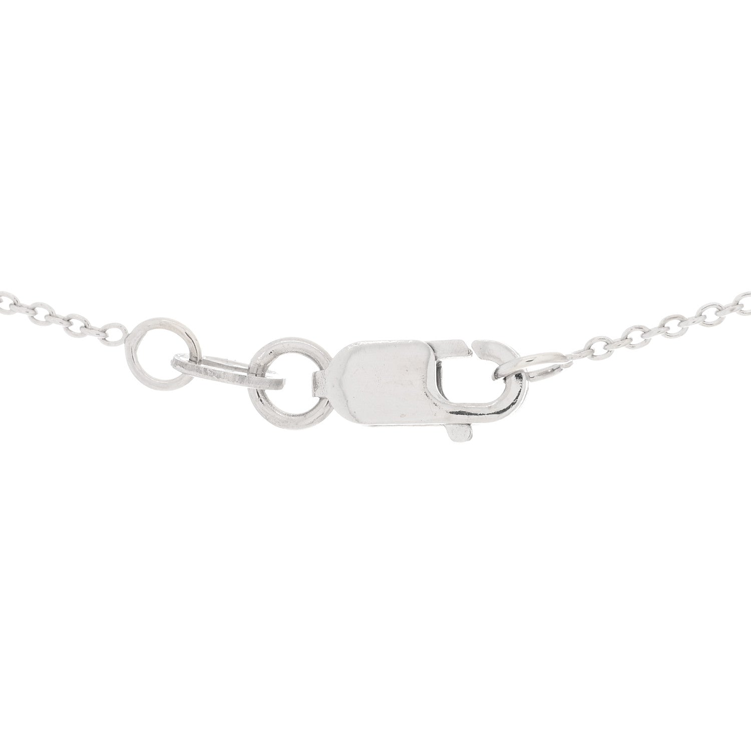 Roberto Coin 18K White Gold Diamond Tiny Treasures Baby Cross Pendant Necklace 3 of 4
