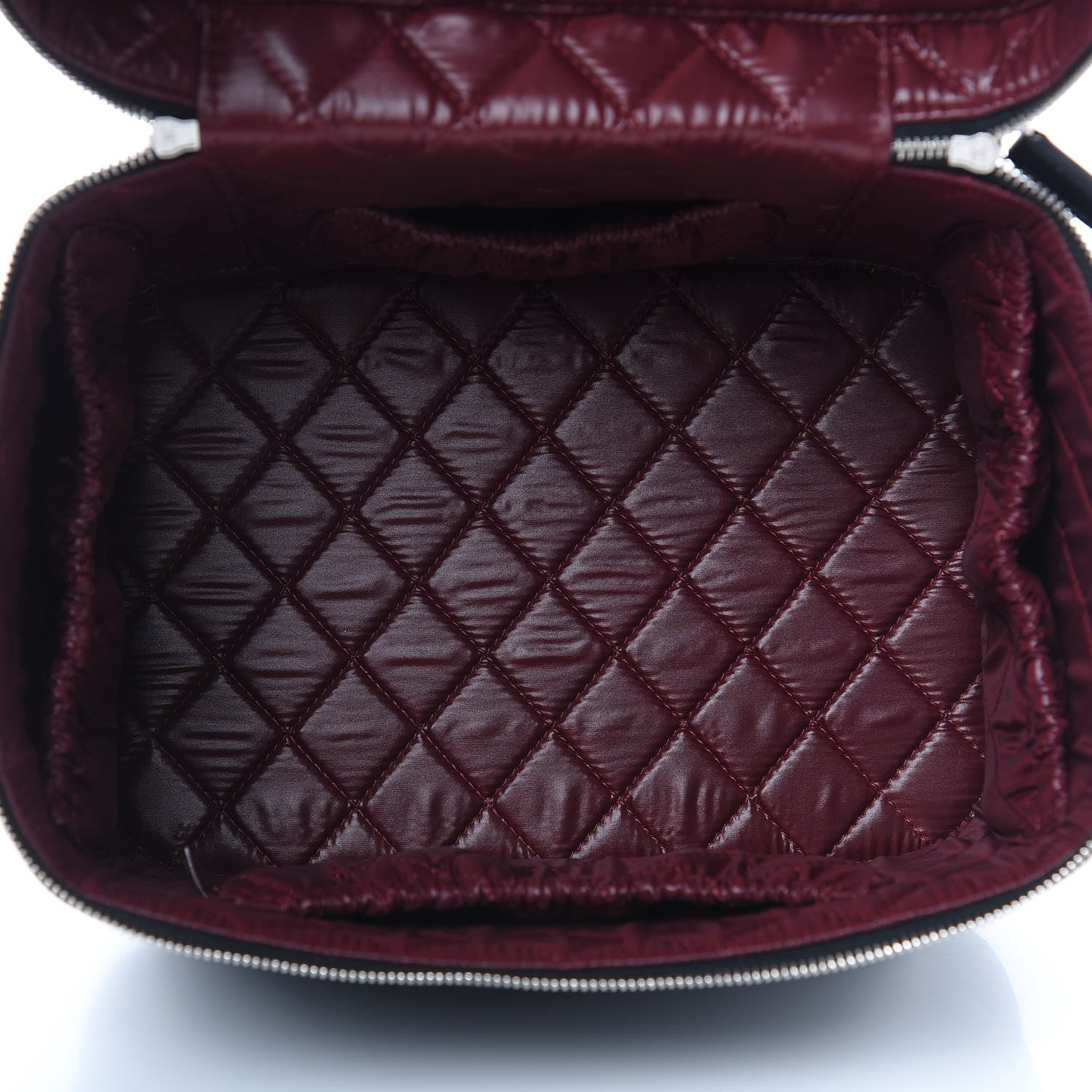 Chanel Lambskin Quilted Small Vanity Pouch Black 5 of 10