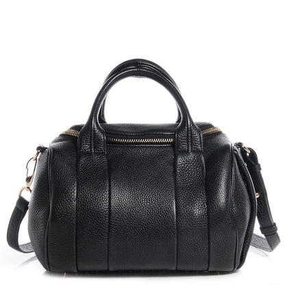 Alexander Wang Pebbled Leather Rockie Black w Pale Gold Hardware 1 of 7