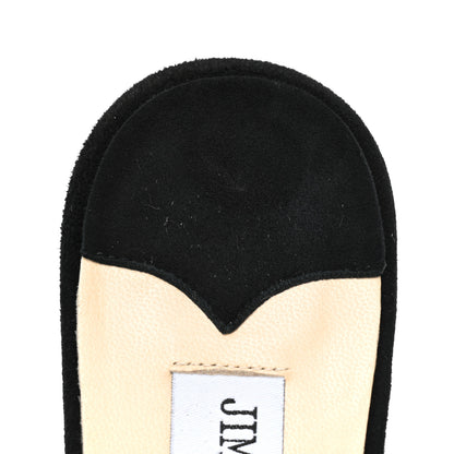 Jimmy Choo Suede Cork DeeDee Platform Wedge Slide Sandals 40 Black 11 of 14