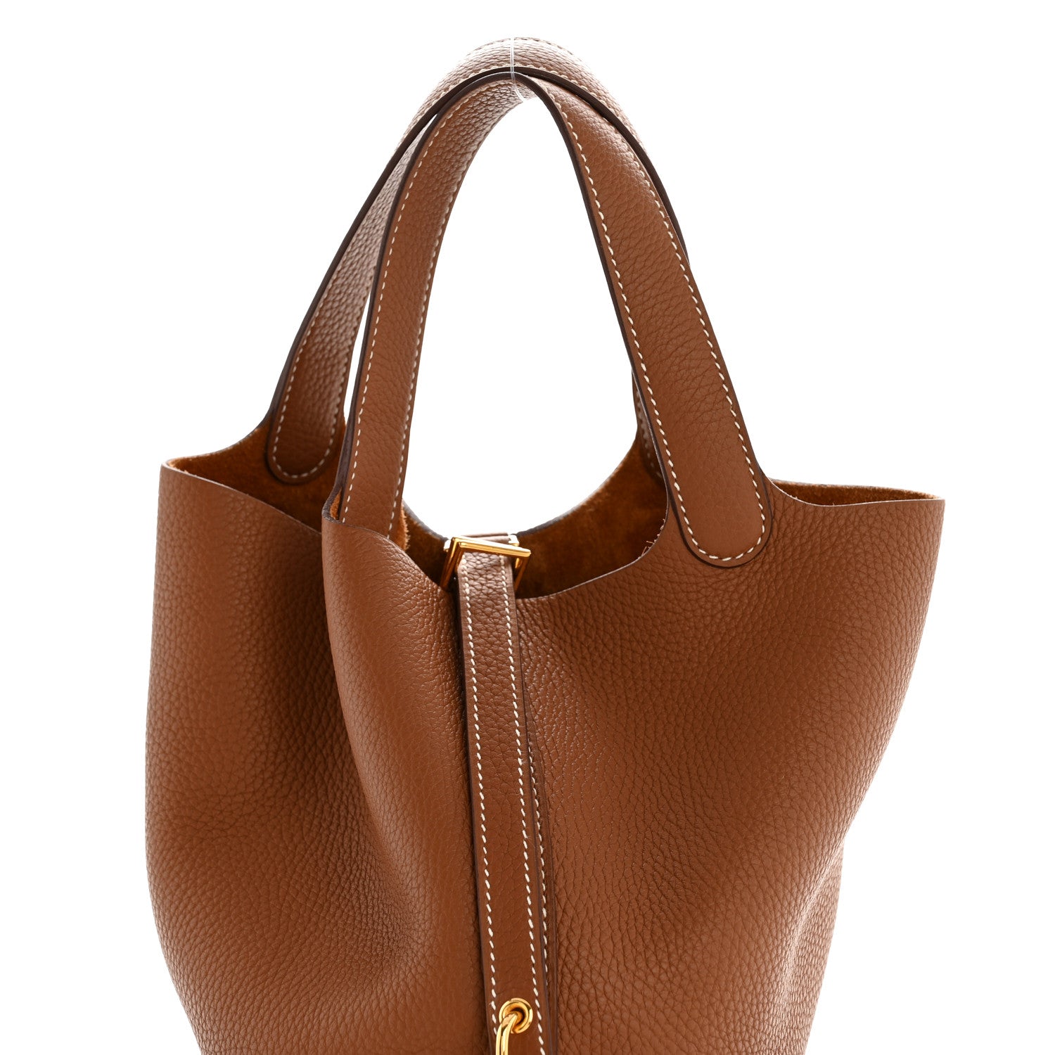 Hermes Taurillon Clemence Picotin Lock 18 PM Gold 1873916