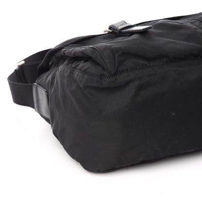 Prada Nylon Vela Messenger Bag Black 11 of 14