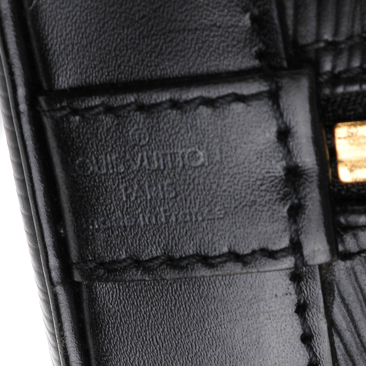 Louis Vuitton Epi Alma PM Black 6 of 7