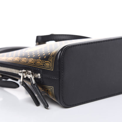 Gucci X SEGA Calfskin GUCCY Stars Mini Dome Shoulder Bag Black Gold 8 of 10