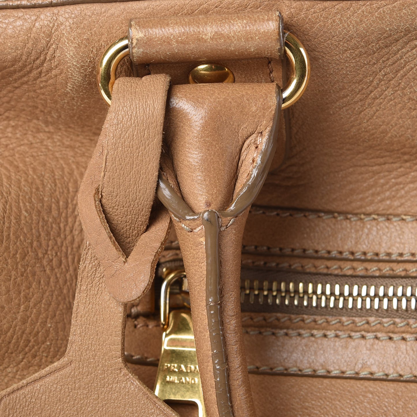 Cervo Deerskin Shoulder Bag Sabbia