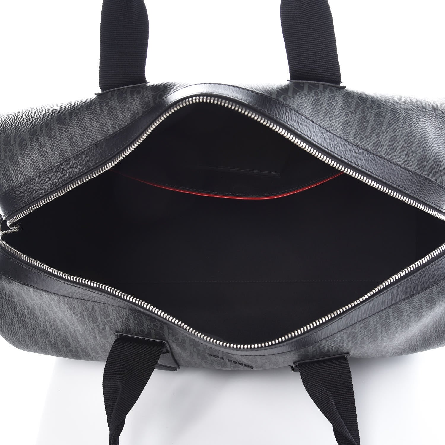 Christian Dior Homme Monogram Duffle Bag Grise 5 of 7