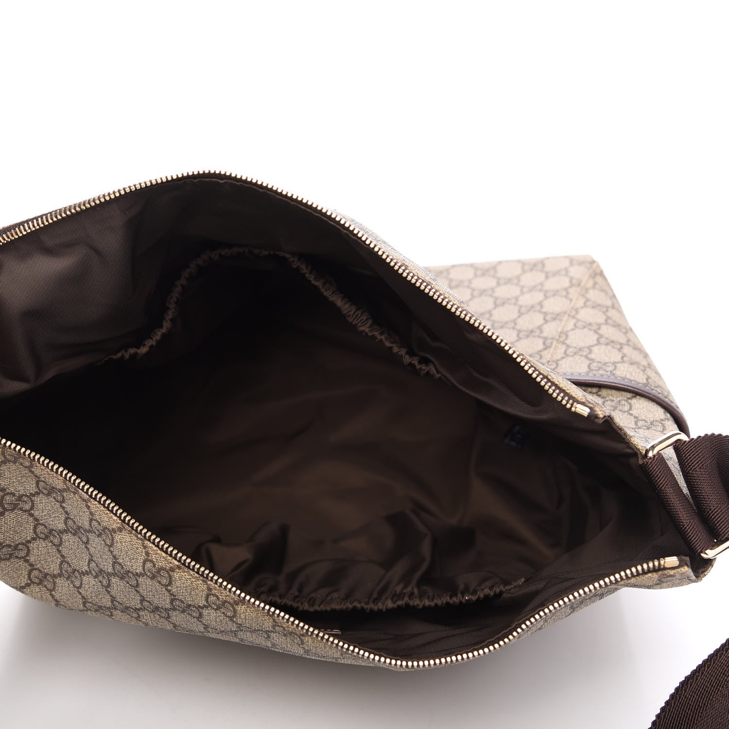 Gucci GG Plus Monogram Diaper Messenger Bag Dark Brown 6 of 12