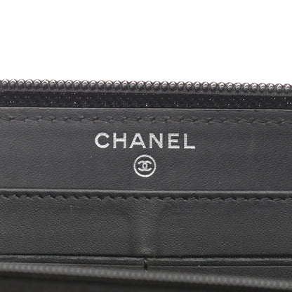 Chanel Caviar Large Timeless CC Zip Around Wallet Black 6 of 9