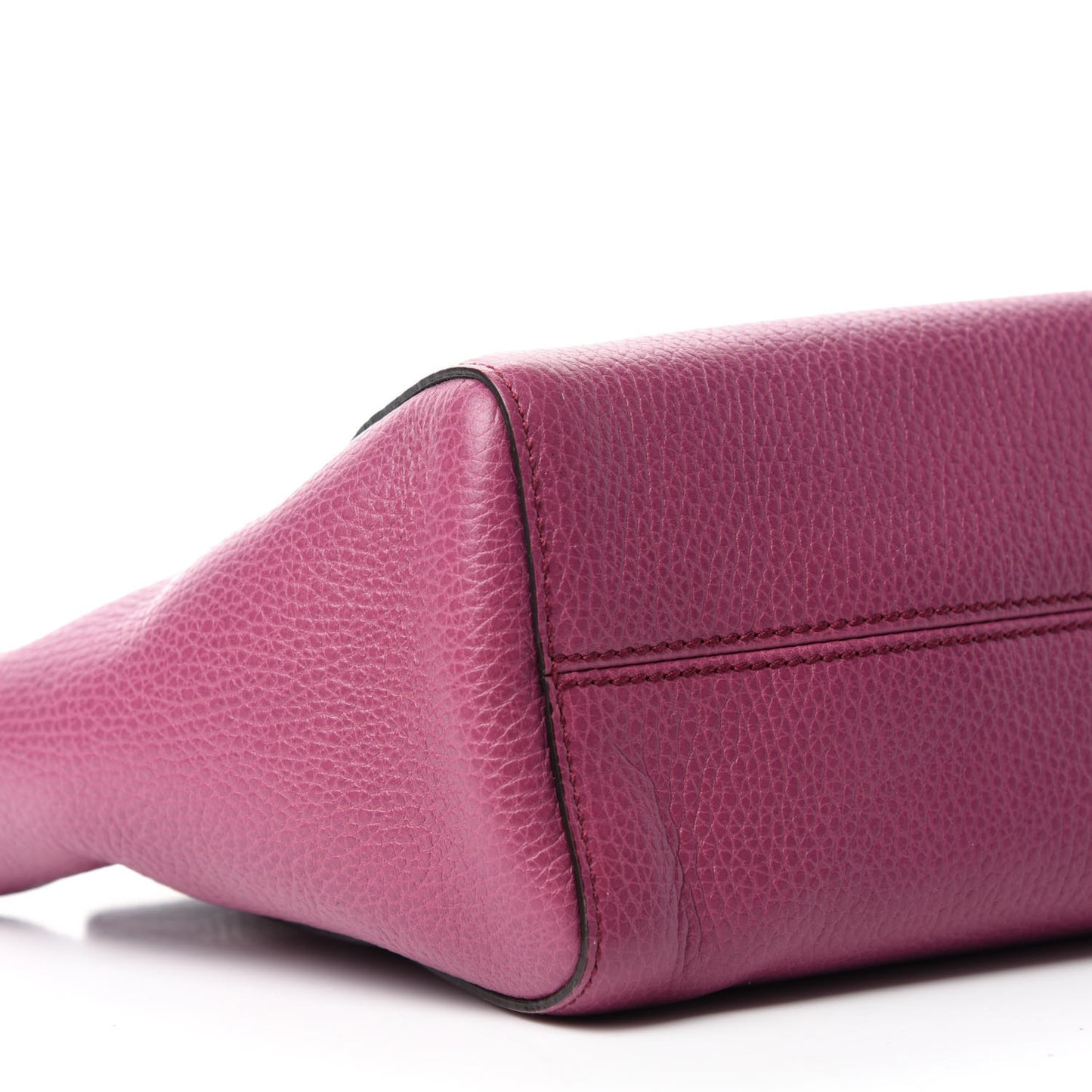 Dollar Calfskin Mini Swing Top Handle Bag Peonia Flower