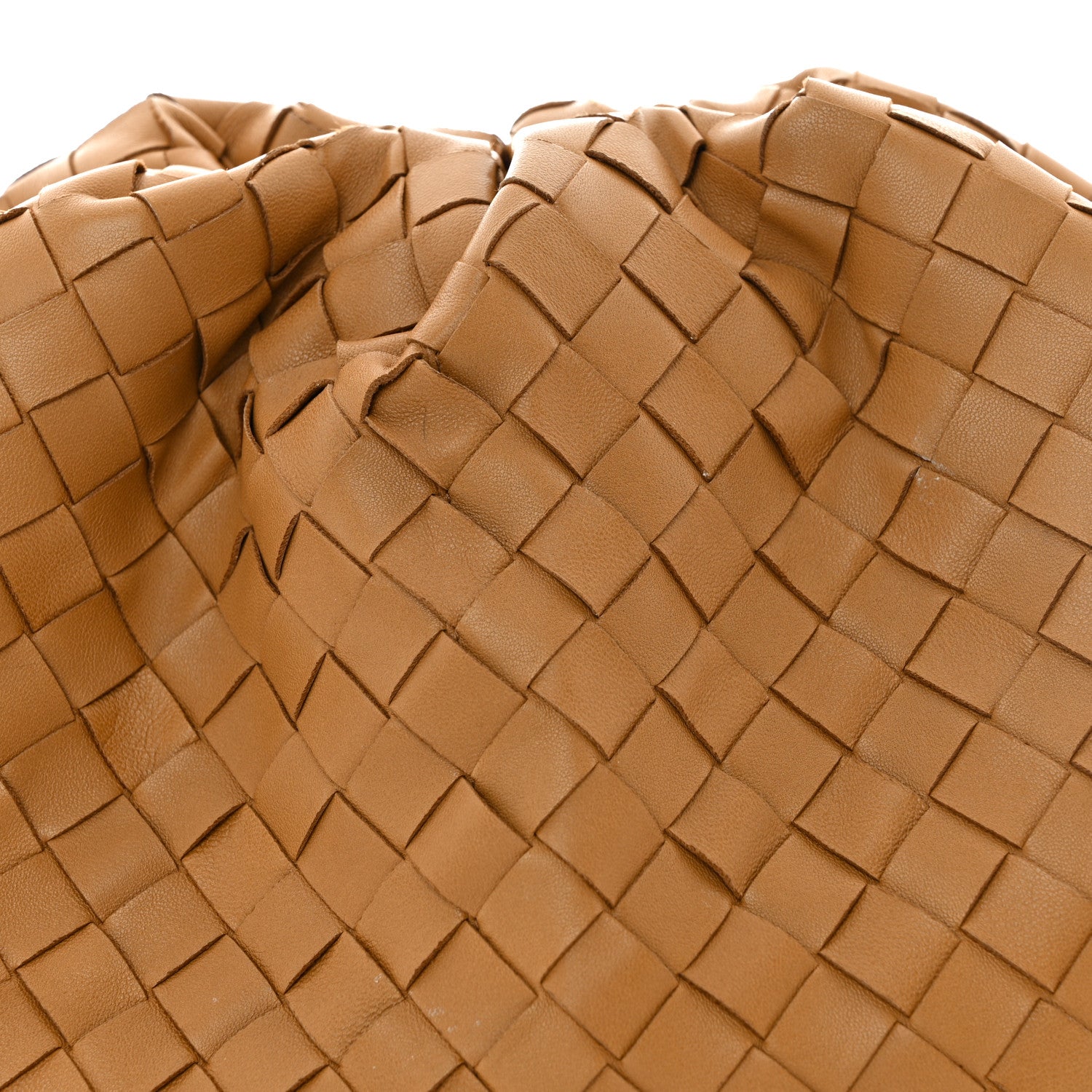 Bottega Veneta Nappa Maxi Intrecciato The Pouch Oversized Clutch Caramel 8 of 12