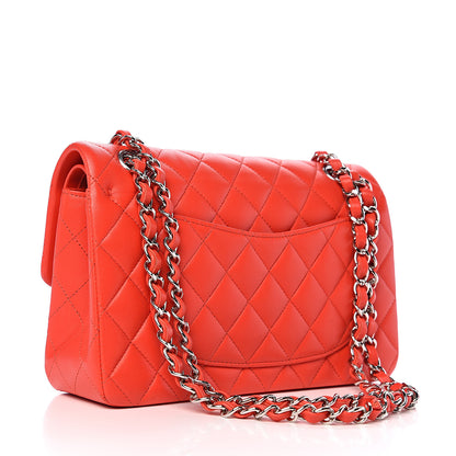 Chanel Lambskin Quilted Small Double Flap Red 2 of 9