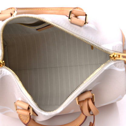 Louis Vuitton Monogram Giant By The Pool Speedy Bandouliere 25 Brume 5 of 11