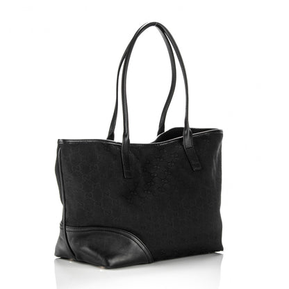 Gucci Monogram Medium New Britt Tote Black 3 of 7