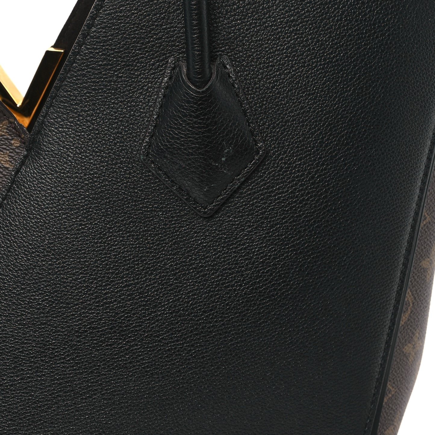 Calfskin Monogram Kimono Tote Black