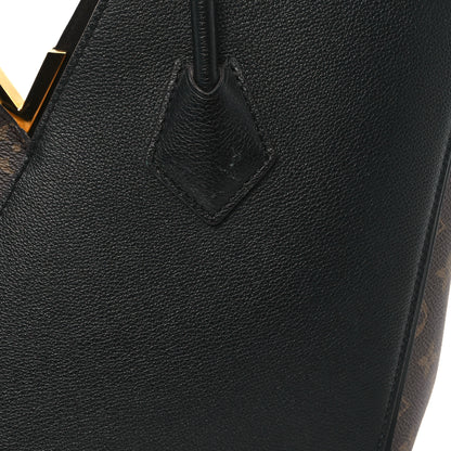 Louis Vuitton Calfskin Monogram Kimono Tote Black 10 of 11