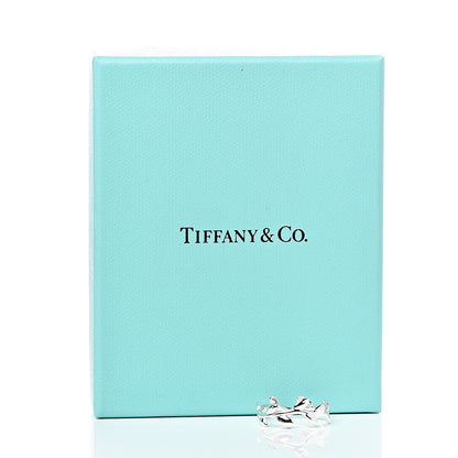 Tiffany Sterling Silver Paloma Picasso Narrow Olive Leaf Band Ring 52 6 5 of 5