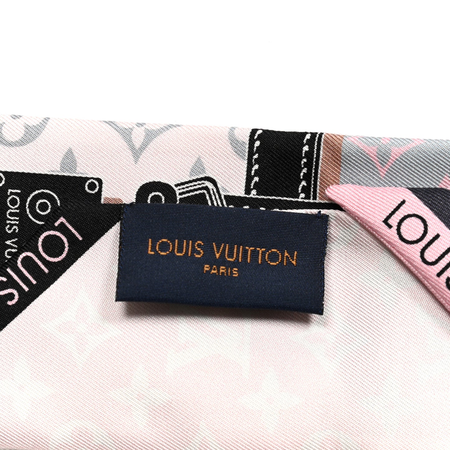 Silk Monogram Rising Confidential BB Bandeau Black Rose
