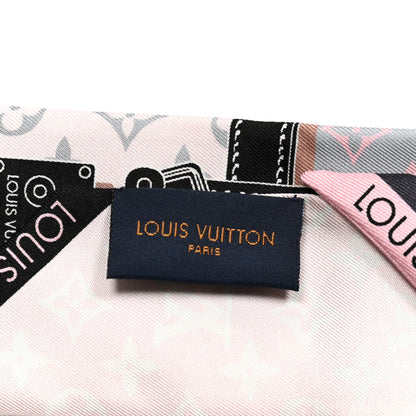Louis Vuitton Silk Monogram Rising Confidential BB Bandeau Black Rose 4 of 5