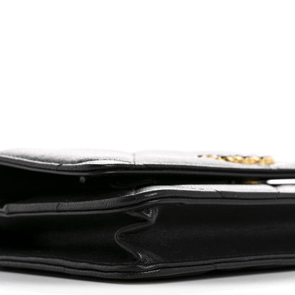 Chanel Goatskin Quilted Chanel 19 Wallet On Chain WOC Black 10 of 14