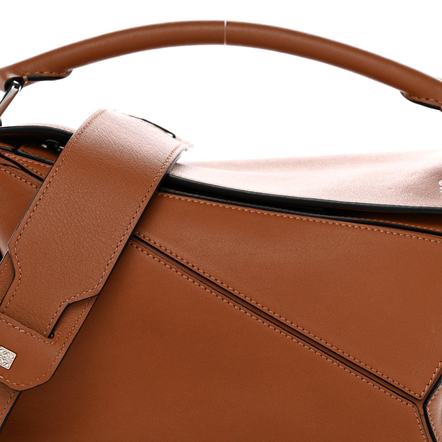 Calfskin Small Puzzle Bag Tan