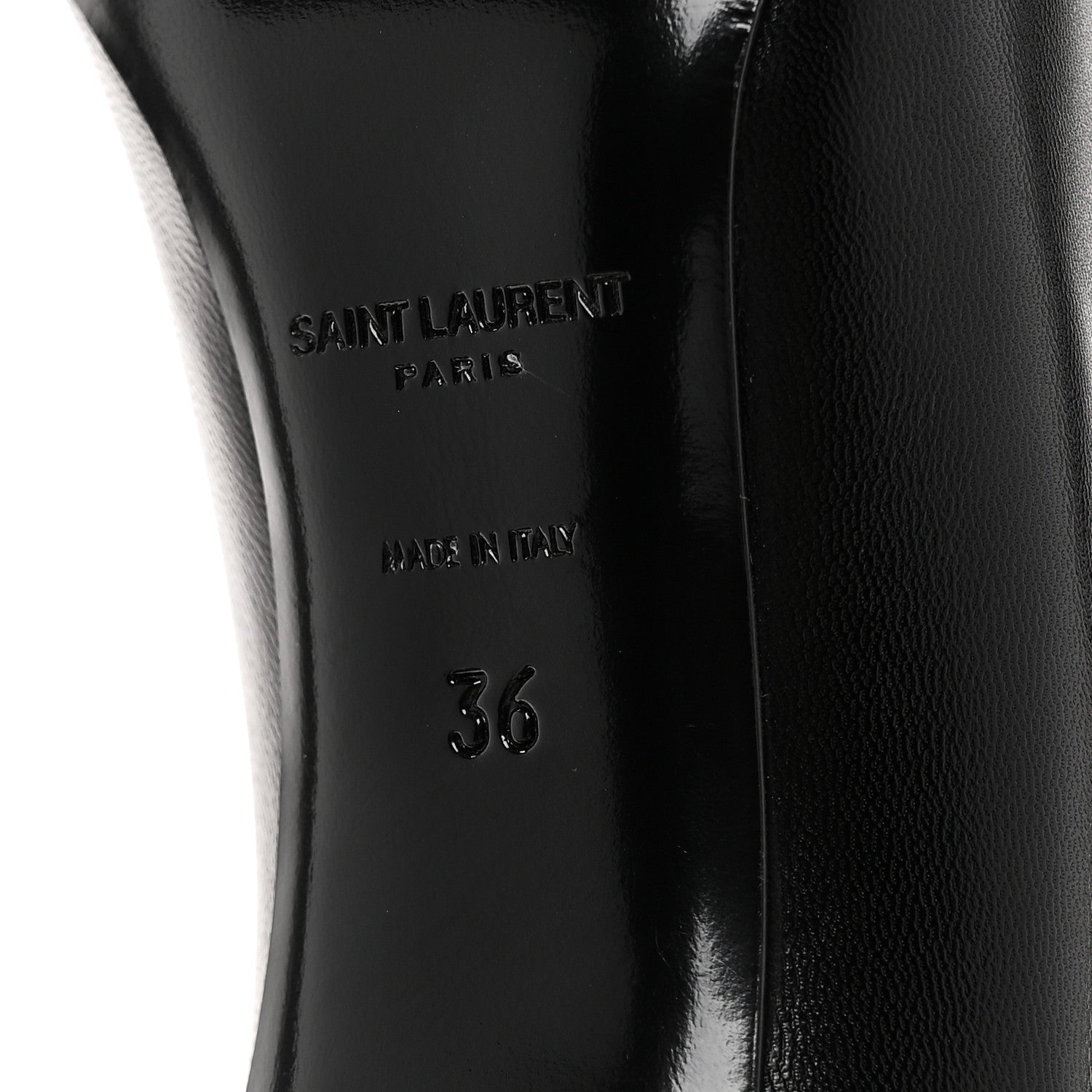 Saint Laurent Calfskin Anja 85 Pumps 36 Manto Naturale 16 of 19