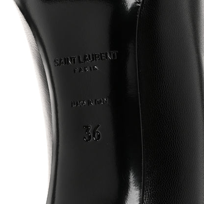 Saint Laurent Calfskin Anja 85 Pumps 36 Manto Naturale 16 of 19