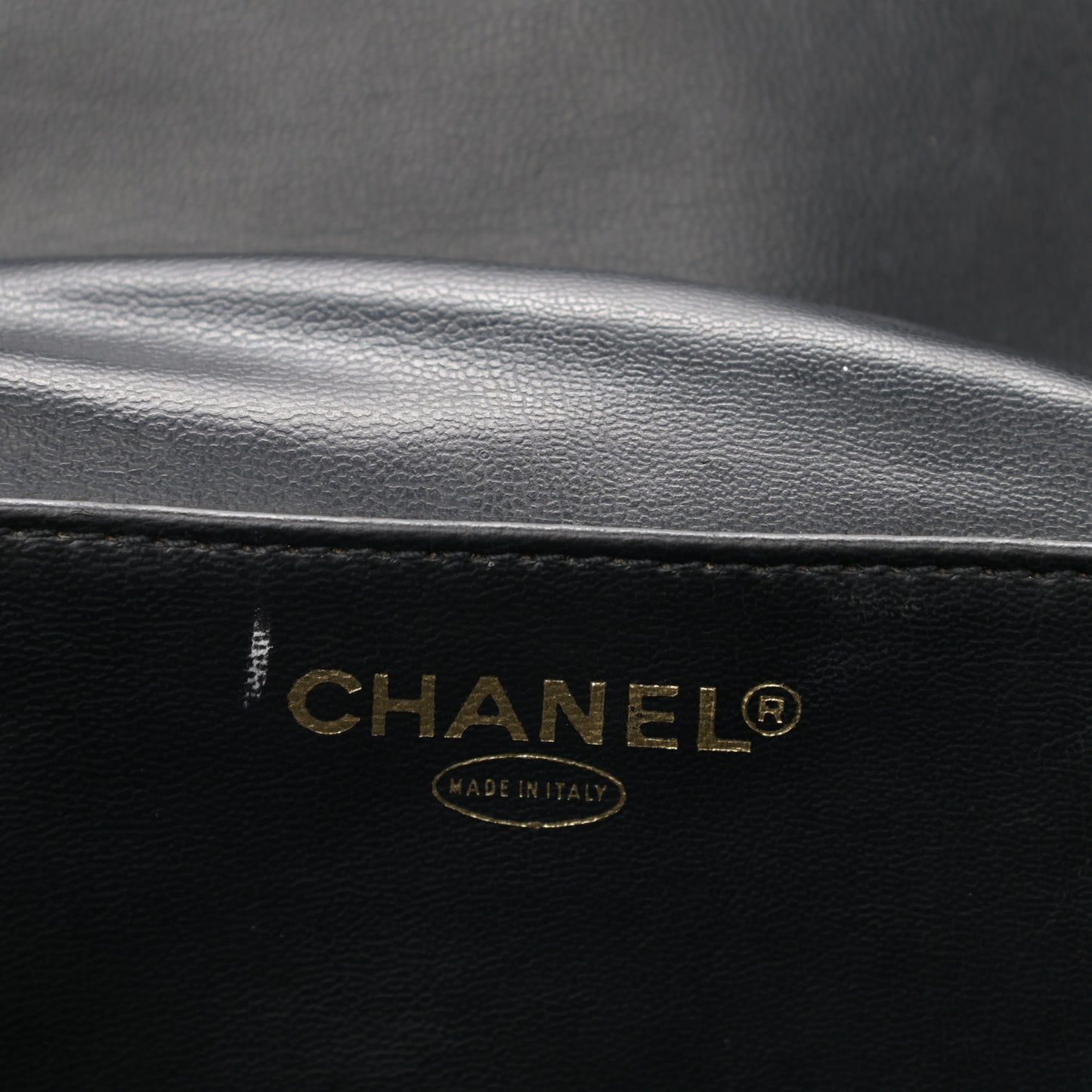 Lambskin Quilted Vanity Pouch Black