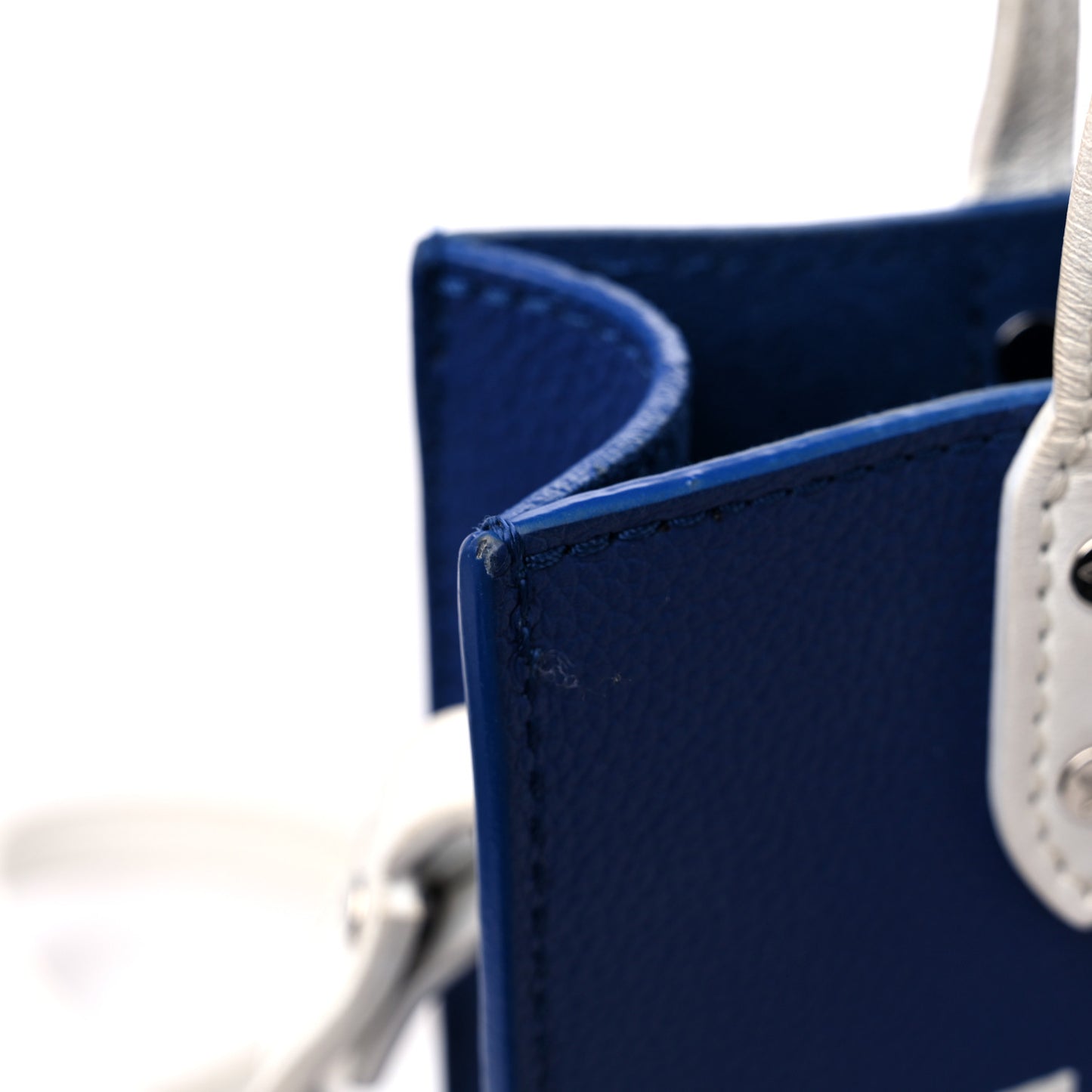 Calfskin Everyday LV Sac Plat XS Blue