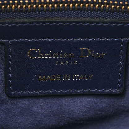 Christian Dior Calfskin Saddle Bag Navy 6 of 14