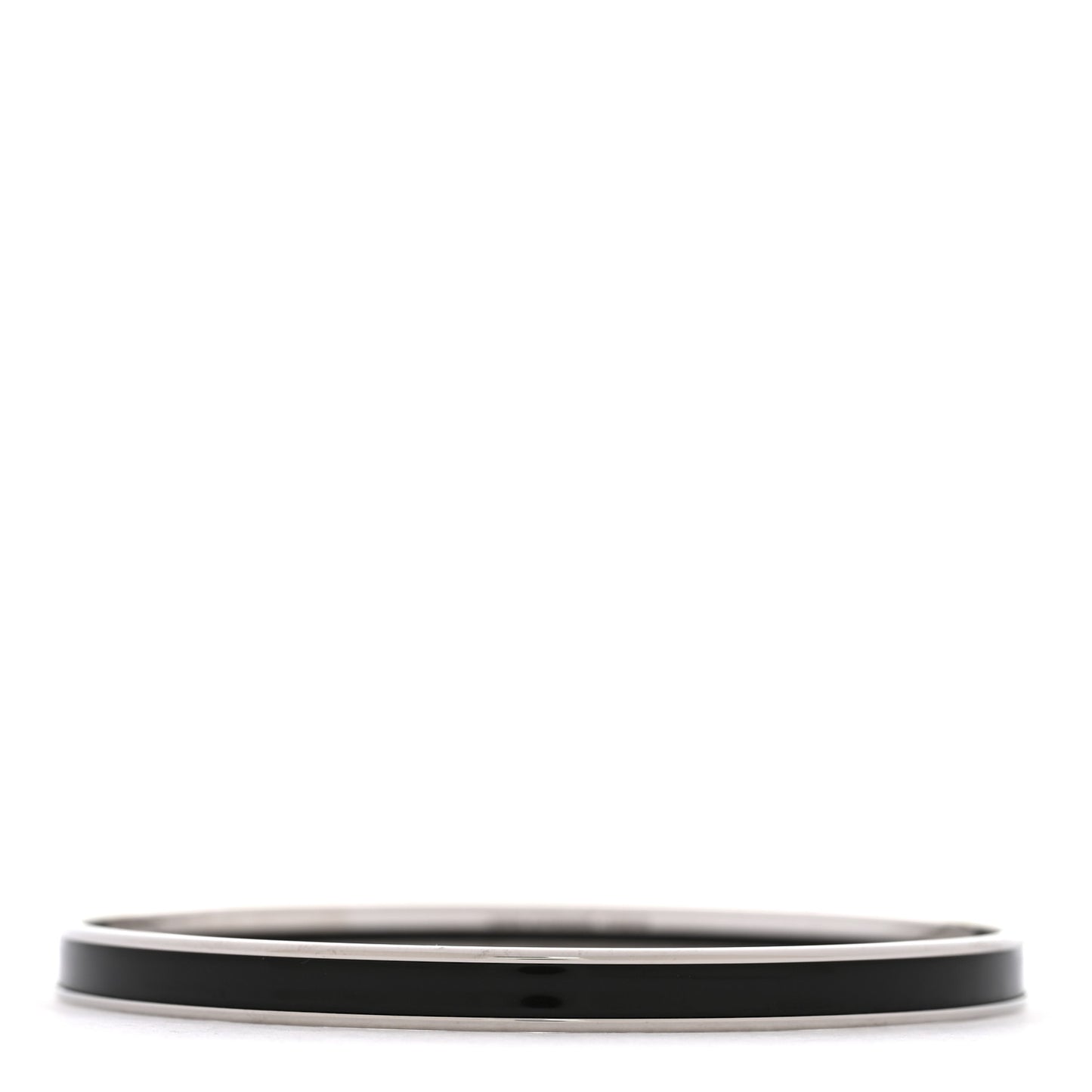 Enamel Printed Extra Narrow Uni Bracelet 70 Black