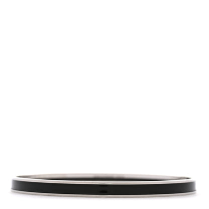 Hermes Enamel Printed Extra Narrow Uni Bracelet 70 Black 3 of 6