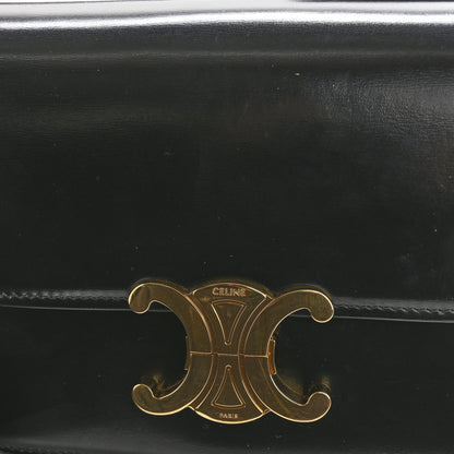 Celine Shiny Calfskin Teen Triomphe Black 11 of 12
