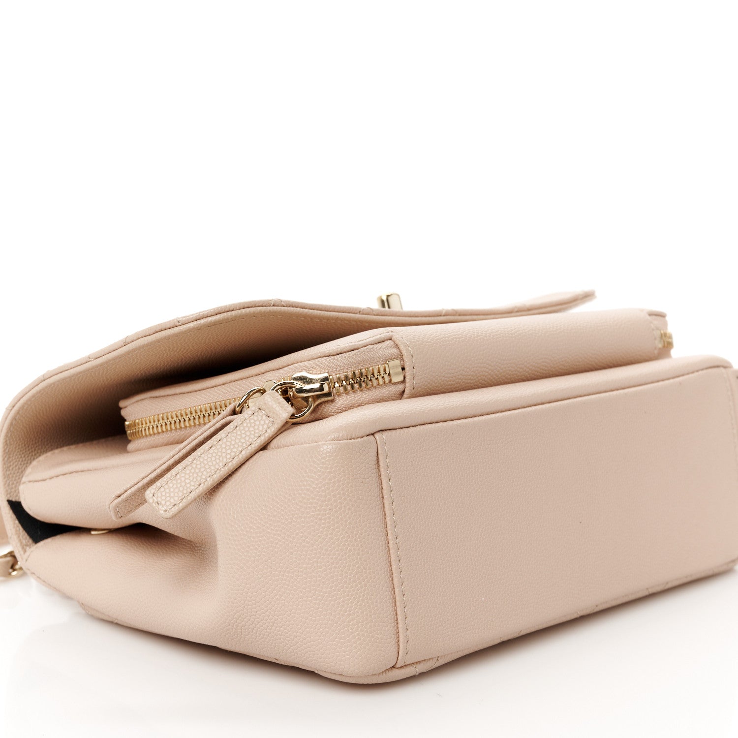 Chanel Caviar Quilted Medium Business Affinity Flap Beige 10 of 11