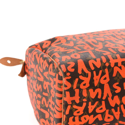 Louis Vuitton Monogram Graffiti Speedy 30 Orange 16 of 17