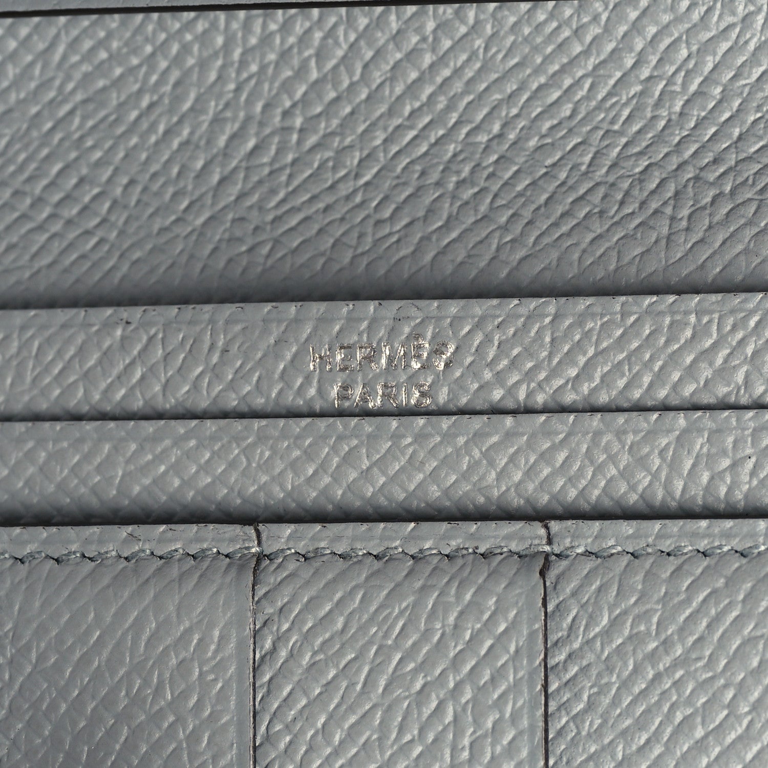 Hermes Epsom Bearn Gusset Wallet Gris Mouette 6 of 7