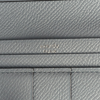 Hermes Epsom Bearn Gusset Wallet Gris Mouette 6 of 7