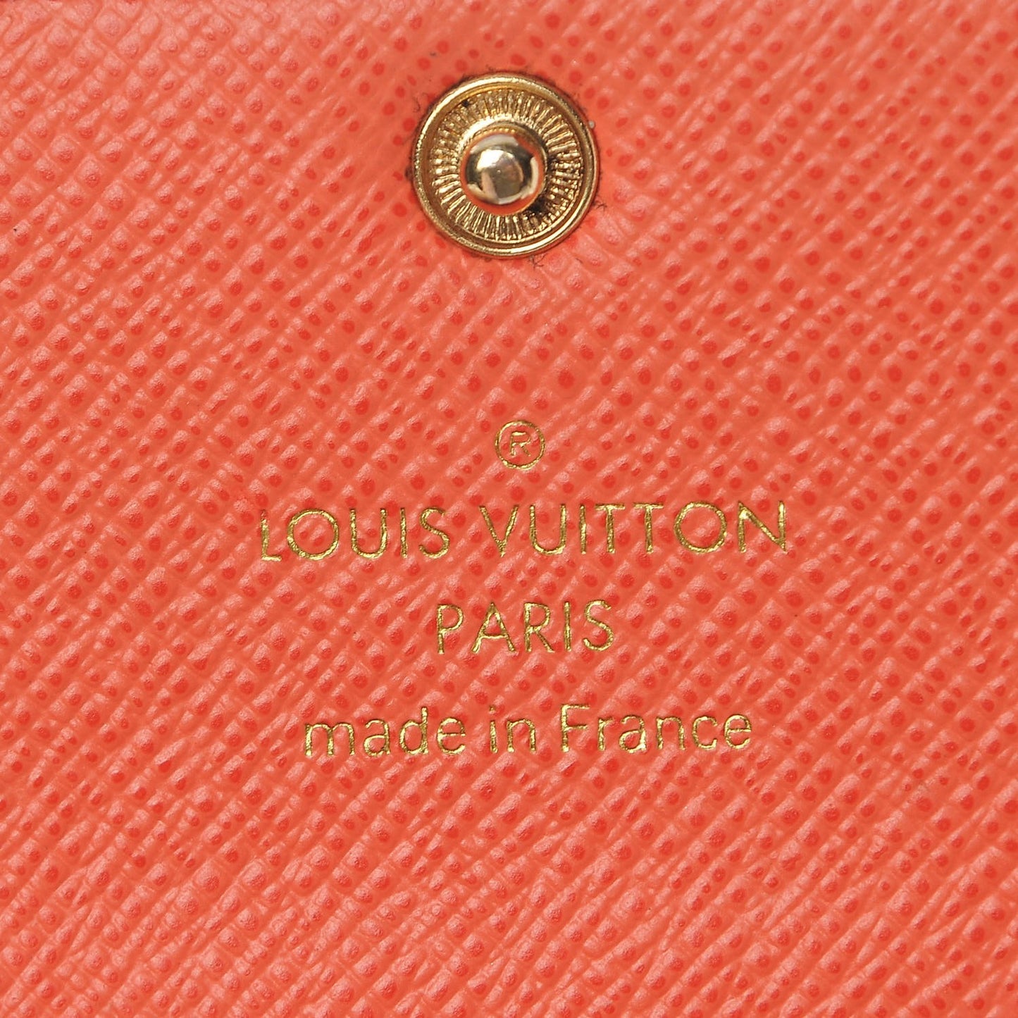 Monogram 6 Key Multicles Holder Poppy